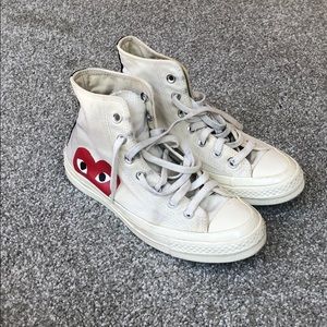 *SOLD* USED Comme des Garçons Converse High Top Wh